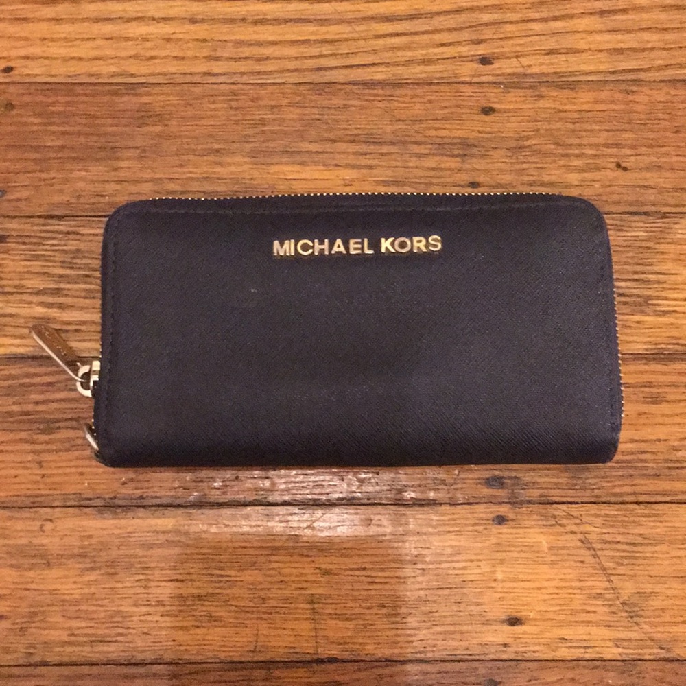 Navy Michael Kors Wallet